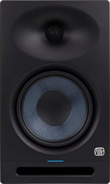 ERIS STUDIO 8 8-INCH 2-WAY ACTIVE STUDIO MONITORS WITH EBM WAVEGUIDE,140W,35 HZ TO 20 KHZ FREQUENCY RESPONSE